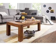 KADIMA DESIGN Sheesham legno massello Tavolino 110 x 60 cm tavolino in legno massello