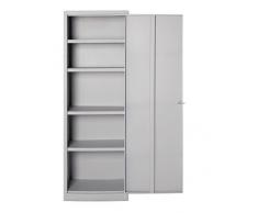 CO.AR.ME 17606P Armadio Multiuso Tuttopiani, Grigio, Ral 7035