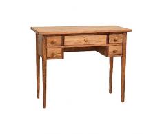 Biscottini Scrittoio vintage 100x48x80,5 cm | Scrittoio antico in legno | Scrivanie classiche