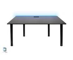 SyberDesk - Scrivania da gaming, con LED, per gamer, casa e ufficio