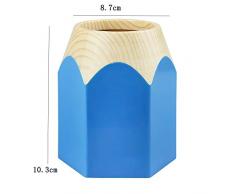 LAAT Colori Della Caramella Colori Della Penna Supporto Matita Plastica Penna Creativa Della Testa Della Matita Supporto Rimovibile Supporto Dello Scrittorio Accessori Scrivania Dell'ufficio Forniture dell'organizzatore