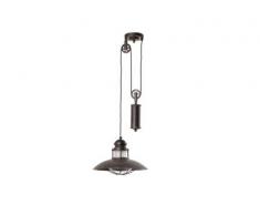 FARO - WINCH Lampada sospensione con peso marrone
