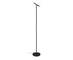 Reality Leuchten Ponda R42301132 - Lampada a stelo a LED, in metallo nero opaco, con LED da 20 Watt, dimmer touch