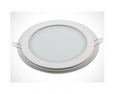 I Lumos LED 18 Watt Illuminazione Vetro Pannello Slim Da Incasso rotonda lampada da soffitto
