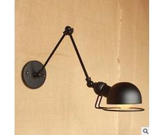 ZHZHCO Parete Applique Vintage Luci Da Parete Per La Casa Con Braccio Lungo In Soppalco Industriale Lampada A Parete