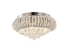 Cristallo Luce Di Soffitto, KJLARS Lampada Moderna Lampadario Plafoniera montaggio per lo Studio,Ufficio, Sala da Pranzo, Camera da Letto, Soggiorno,Corridoio