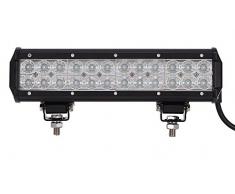 Leetop 72W IP67 CREE LED Light Bar Barra Luminosa LED Fuoristrada Auto Faro da Lavoro Luce Fari LED Auto Fendinebbia Impermeabile Flood e Spot per Auto Camion