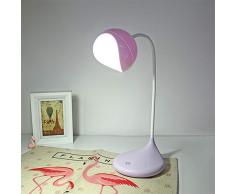 Creativo Moderno Lampada Da Scrivania A LED Lampada Da Tavolo Viola Soggiorno Illuminazione Camera Da Letto Decorazione Proiettore Studio Studio Camera Per Bambini 14 * 50 Cm