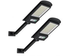 AWANFI Luce solare led esterno, 168LEDs Lampade solari per esterni, 2800mAh Luci Solari Esterno Impermeabile IP65, luci led esterno energia solare con sensore di movimento per giardino, garage