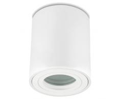 Sweet Led - Faretto da incasso IP44, plafoniera, faretto a soffitto, in alluminio, per ambienti umidi, 95 mm, 230 V, GU10, rotondo, colore bianco