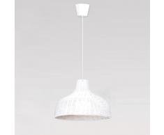 sud-est asiatico Woven rattan paglia sala da pranzo lampadario pastorale camera da letto pendente lampade semplice balcone Pendent Lights moderno White