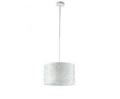 Fan Europe Lampadario a Sospensione Originale E27, 60 W, Bianco, 100x35, alogena, vetro