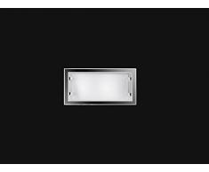 Plafoniera da soffitto Perenz 5743B Lampada plafoniera da parete o da soffitto realizzata in vetro con bordi di colore bianco