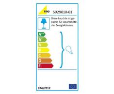 Trio Leuchten Trio 5029010-01 Lampada a Morsetto da Tavolo, 58 cm, Alluminio 60 W, 49.9 x 33 cm