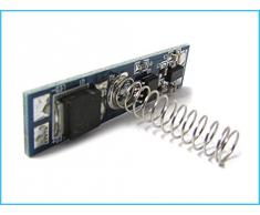 Led Dimmer Touch Interruttore A Sfioramento Sfumature 12V 24V 8A Con Led Blu Indicatore Per Profilo Alluminio TD002