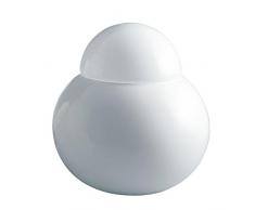 Fontana Arte Daruma - Lampada da Tavolo, Bianco Vetro Ø40 Taglia 6