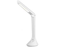 ANTELA Lampada da tavolo a LED Lampade da tavolo portatili per la cura degli occhi Lampada da ufficio 5W Luce da scrivania bianca per lavori di lettura in camera da letto