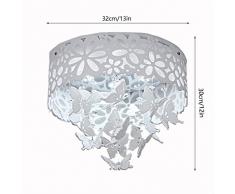 Lampada da soffitto LED romantico lampadario a risparmio energetico farfalla in cristallo acrilico soggiorno lampada da soffitto lampada da soffitto camera da letto lampada da soffitto