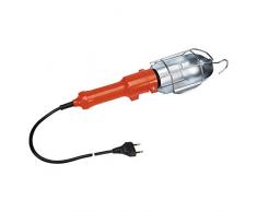 POLY POOL - PP0049 Porta Lampada Portatile da Lavoro - Portalampada con Illuminazione Potente e Versatile per Garage, Cantina, Officina e Cantiere - Porta Lampada Cavo 5m Made in Italy