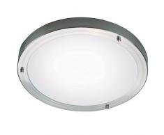 Nordlux, Lampada ad incasso da soffitto/parete in acciaio spazzolato