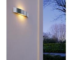 FONTANA ARTE M3933 + S3930NS RIGA PARETE LED NICHELATO SPAZZOLATO
