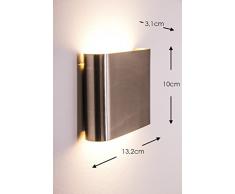 LED Applique Lampada da Parete Spot Design Cromo NEW