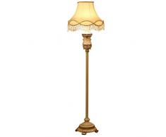 GJIF - Lampada da terra Lampada da terra Retrò Classica Illuminazione interna Lampada da terra Antica adatta per soggiorno Camera da letto - Interruttore a pedale (E27)