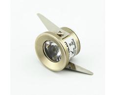 Confezione da 10 1 W Mini faretto LED da incasso armadio kit lampade 3000 K + driver