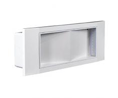 Beghelli STILE IN LED lampada di emergenza LED 1499 plafoniera 11W 8 ore autonomia impermeabile ip40 installazione esterna/incasso-batteria originale inclusa cod.1665(A+)