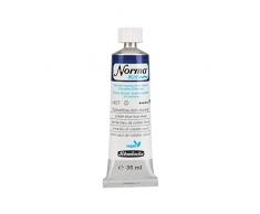 Schmincke - NORMA® Blue, 21407009, colori ad olio per artisti acquerellabili, altamente pigmentati, resistenti alla luce, vegani, tinta blu di cobalto scuro, 35 ml