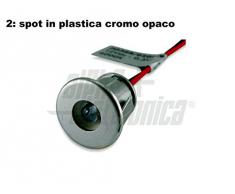 KIT CIELO STELLATO LUCE FREDDA - 50 FARETTI SILVER LED SPOT DA INCASSO ROTONDI + ALIMENTATORE 12V