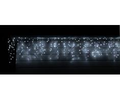 CLGarden Tenda luminosa a cascata, motivo pioggia di ghiaccio LEDESR400 bianco freddo illuminazione esterna o interna a LED luci natalizie Terrazza Balcone Giardino