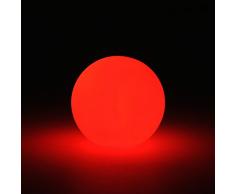 Sfera a LED colore cangiante - lampada LED con batterie incluse - Effetto luce sfera haifischtech sfera decorativa a colori saxobuy atmosfera sfera