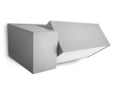 Philips Border Lampada da Parete per Esterno, Alluminio Grigio, Lampadina RE 23 W Inclusa