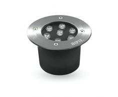 FARETTO INCASSO CALPESTABILE LED 7W IP66 DA ESTERNO LUCE FREDDA 6400K CARRABILE