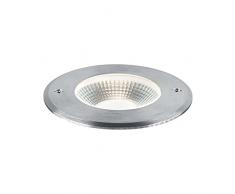 Paulmann 94748 LED per Esterni faretto da Incasso a Pavimento Vanea Resistente all’Acqua di Mare IP67 Rotonda 100mm 3000K 3,5W 160lm 3.5 W, Alluminio