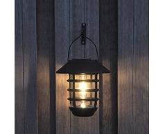 Gadgy Lampada da Esterno a Parete | Lampioni Solari a Led Esterno con Sensore Giorno/notte | Luci Solari Esterno Giardino | Impermeabile