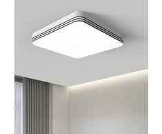 Plafoniera LED Soffitto Quadrato 36W, EASY EAGLE Lampada Plafoniere 3240LM 4500K Luce Bianco Naturale per Camera da Letto, Cucina, Soggiorno, Ufficio, Balcone, Bagno