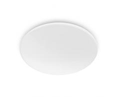 Philips Lighting Lampada da Soffitto LED Moire, Equivalente a 17W, 27K, Non Dimmerabile, Bianco