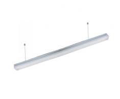 CLICLED Plafoniera LED Soffitto Sospensione 150cm 80W Barra Luce Fredda 6500K Collegabili Serie