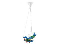 Philips Ymbo Lampadario a Sospensione, Legno, Lampadina Alogena, Blu