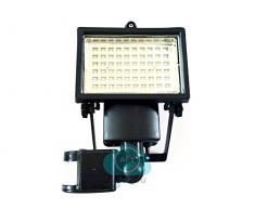 Faretto ad Energia Solare con sensore di movimento a led lampada faro lampione