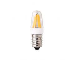Lampadine LED Lampadario a filamento COB, Base E12, 2W (equivalente alogeno 20W), 190LM, 3000K / 6000K, Lampadine dimmerabili E121-130V E12 per illuminazione domestica, 10-Pack Lampadina a candela LED