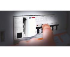 VEMER VE771200 NANA - Lampada di Emergenza per Illuminazione Quadro Elettrico in caso di Blackout, Installazione su Barra DIN, Alimentazione 230V, Bianca