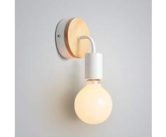 Industriale lampada da parete Applique da Parete Metallo Vintage Applique Industrial lampada a corridoio Retro applique lampade per illuminazione da parete,bianco