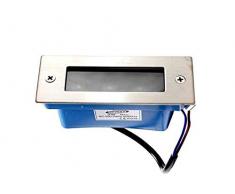 Faretto led incasso a parete 2,5 watt luce calda 3000k segnapasso a muro per esterno ip55 illuminazione per scale e vialetti es05-ac P15