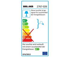 Briloner Leuchten 2767Â -Â 026Â A +, LED FARETTO DA SOFFITTO, orientabile, 3Â W, bianco, 25,5Â x 6,5Â x 9,5Â cm