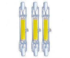 R7S 78Mm LED Lampadina Non Dimmable 15W J118 Dippio Effetto COB Filamento Lineare Luce Equivalente A 150W Lampada Alogena 360 Gradi per Corridoio Soggiorno ,2-Pacco