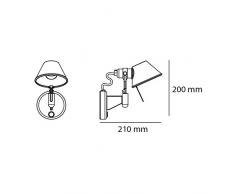 Artemide Tolomeo micro Faretto alluminio alogeno con interruttore incorporato