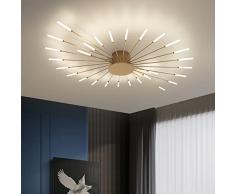Plafoniera moderna a LED 42 teste Lampada da soffitto a incasso in oro Lampadari con paralume in acrilico per camera dei bambini Camera da letto Soggiorno Luce a forma di fiore neutra 4000K